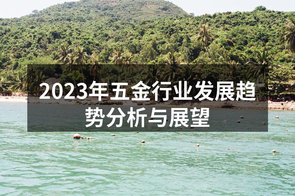 2023年五金行业发展趋势分析与展望